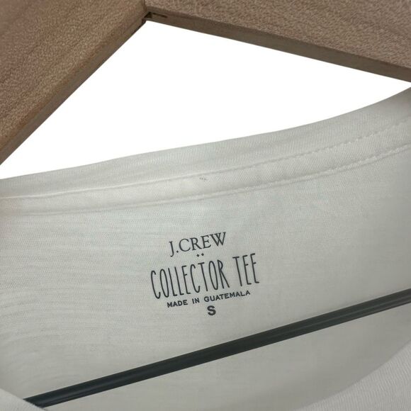 J.Crew Factory Graphic Bagel T-Shirt Tee Small White Collector Tee Novelty - Picture 5 of 11